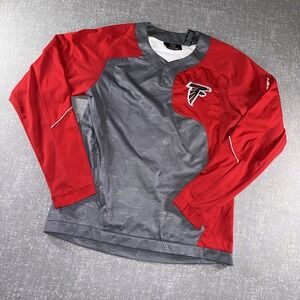 Atlanta Falcons‎ Pullover Mens XS Gray NFL Football White 11 Long Sleeve X-Grain